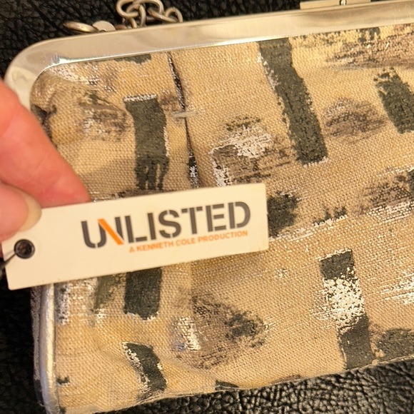 Elegant Tan and Black Women's Clutch - Picture 7 of 8